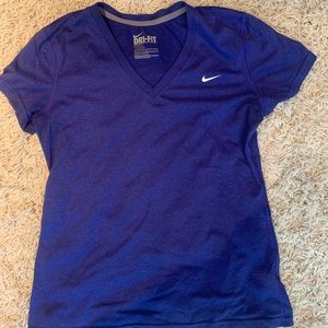 Nike blue workout women’s shirt